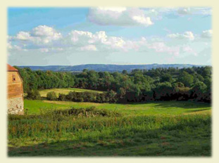 The rolling hills of the South Downs