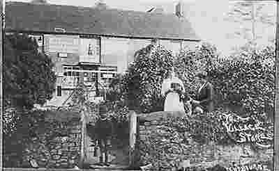 The Store at Nutbourne, pictured in 1910.  Many of the pictures featured on the website, including this one, were commissioned for a series of postcards sold in the shop from 1910.