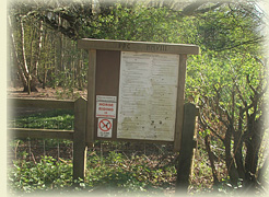 Nutbourne Recreation Ground sign, which was installed in 2008