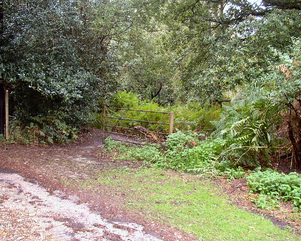 The original open entrance to the Recreation Ground, pictured in 2006